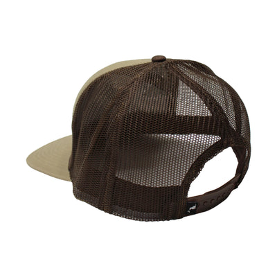 Local Boy Vintage Emblem 7 Panel Hat - Light Brown/Brown