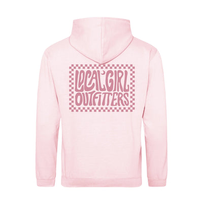 Local Girl Youth Brushwood Hoodies - Checkered Charm