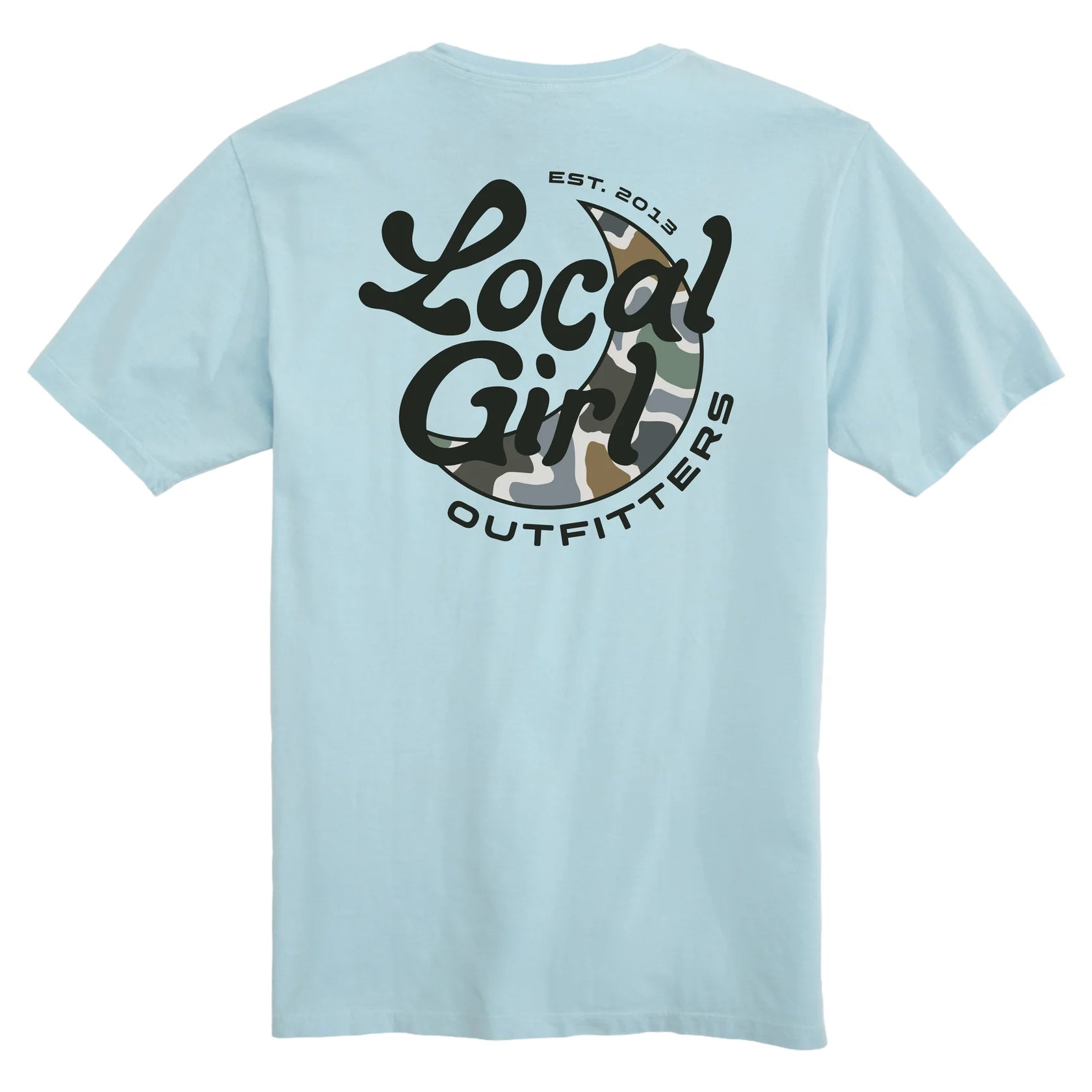 Local Girl Bluff Groovy Moon T-Shirts