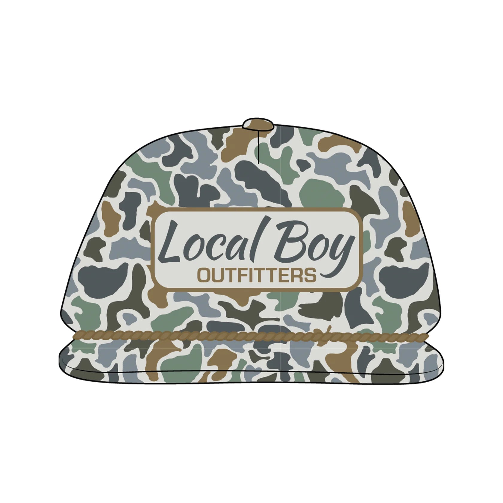 Youth Local Insignia Low Profile Rope Hat - Localflage Bluff