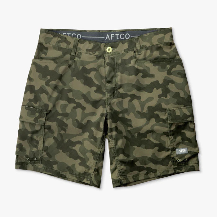 AFTCO Deckhand Camo Shorts