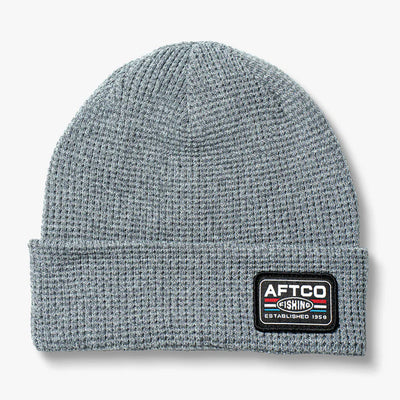 AFTCO Chevron Beanie - Grey Heather