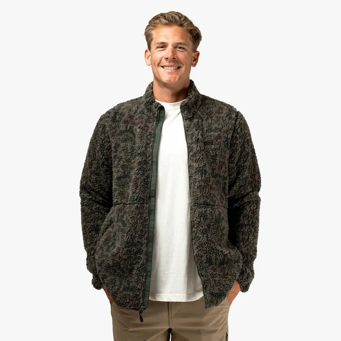 AFTCO Men's Boatbar Sherpa Jackets - Forest Grouper Camo