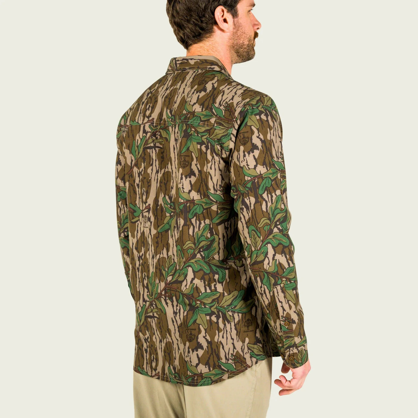 Marsh Wear Lenwood Mossy Oak Green Leaf L/S Shirts