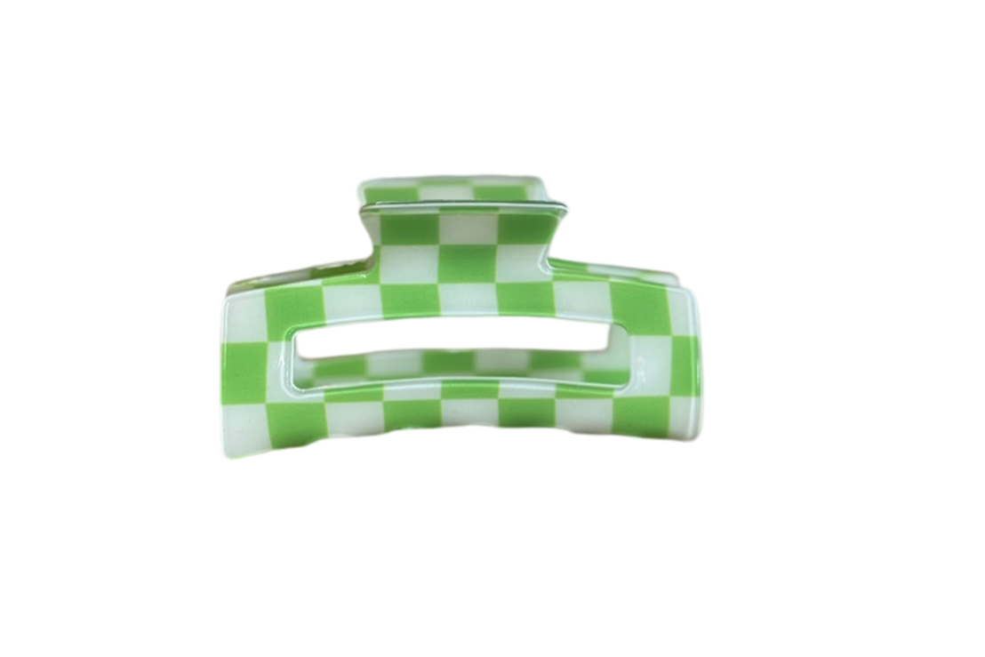 Checkered Claw Clips