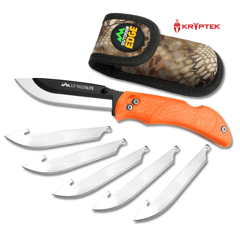 Outdoor Edge 3.5" RazorPro L Replaceable Blade Hunting Knife