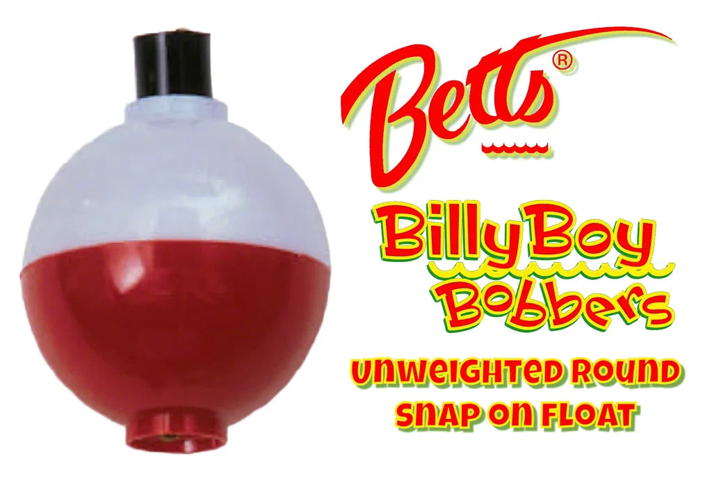 Betts Plastic Snap-On Unweighted Round Floats