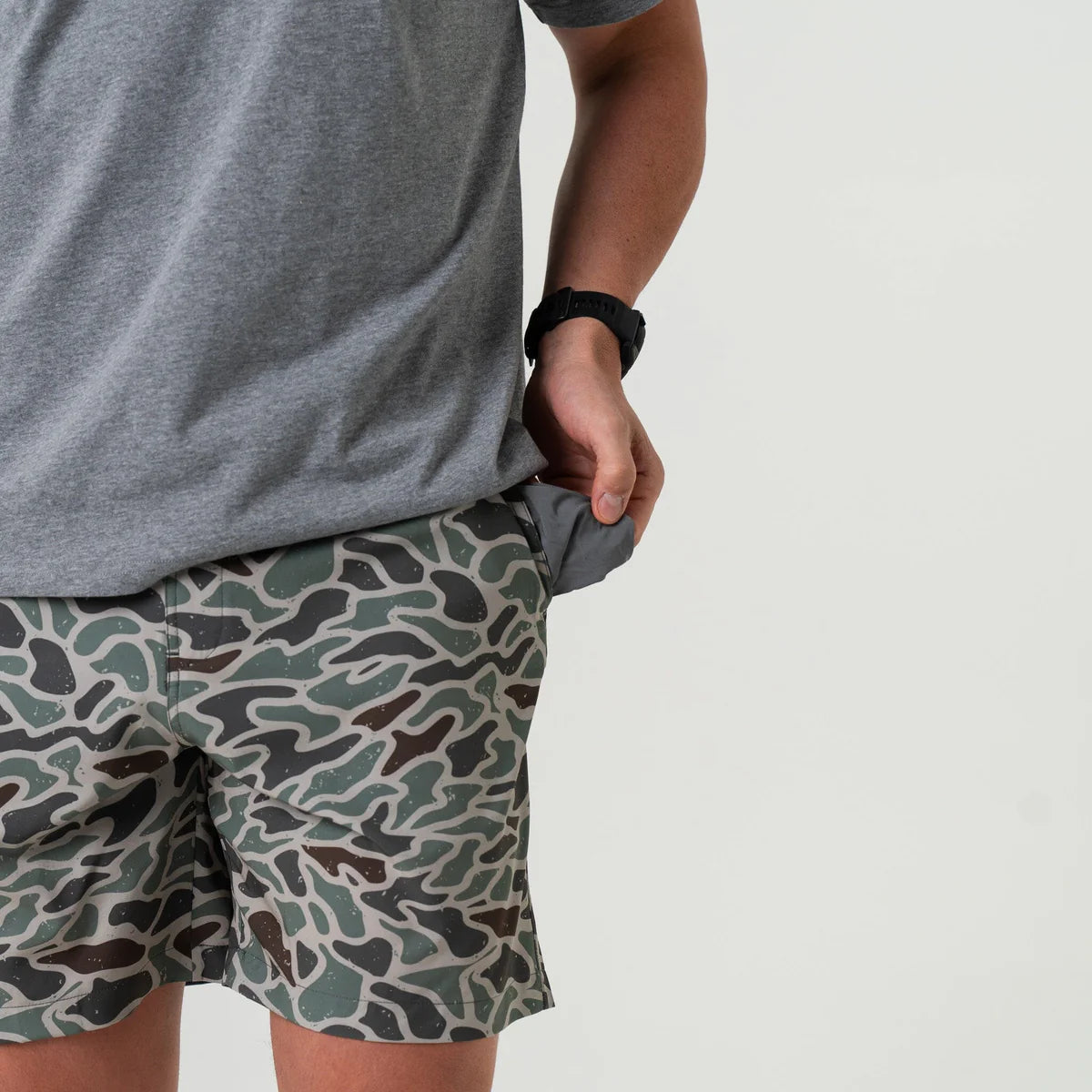 Burlebo Retro Duck Camo Everyday Shorts