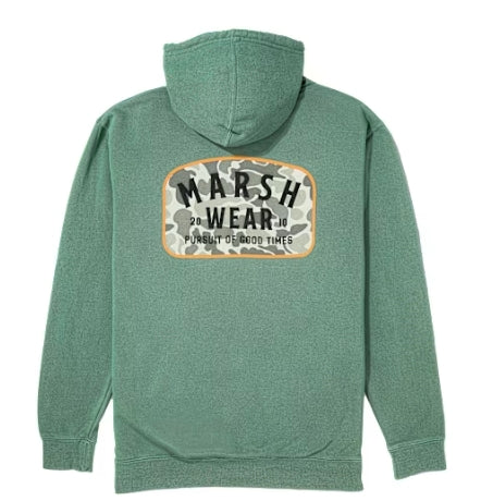 Marsh Wear Alton Camo Hoodie - Alpine Green