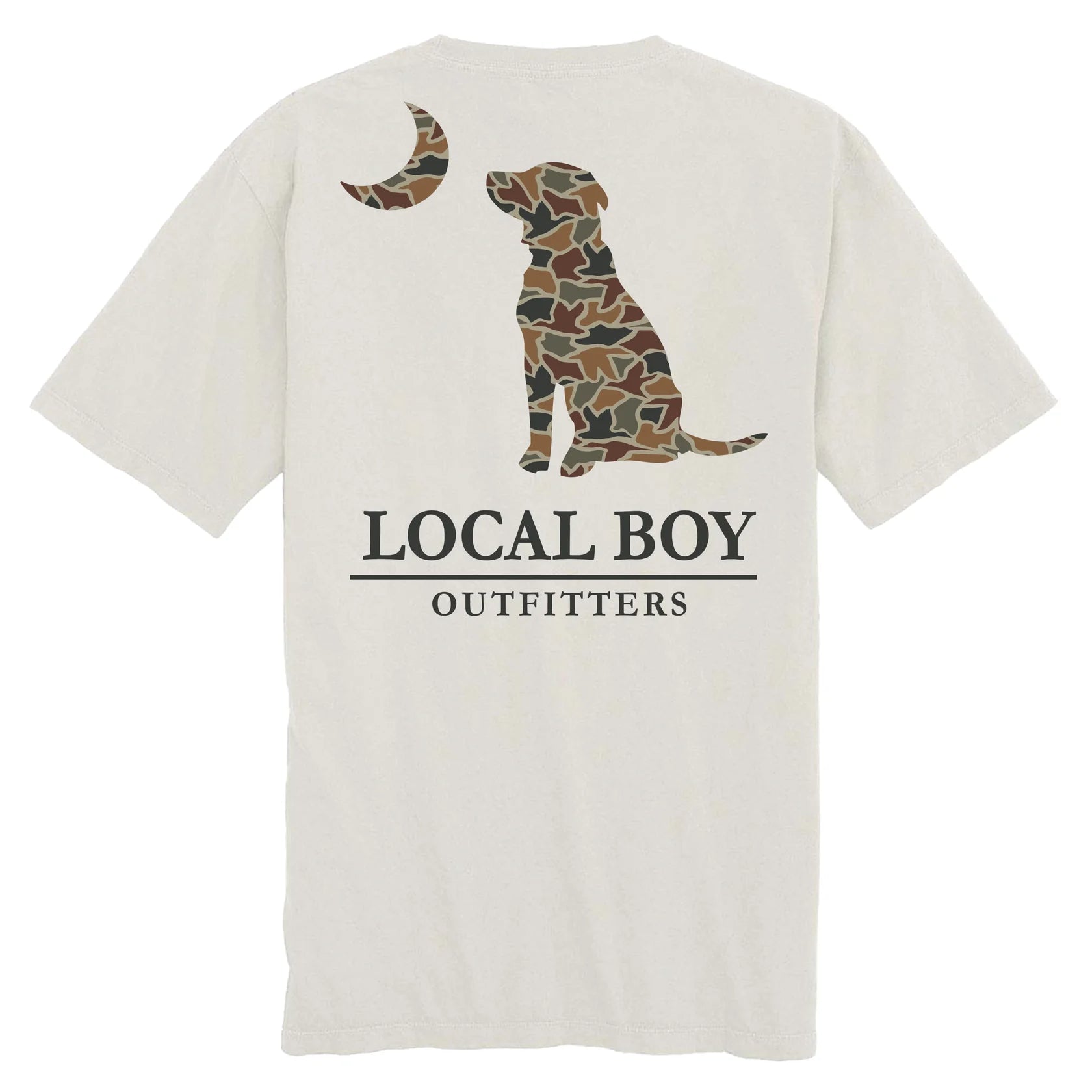 Local Boy Youth Autumn Duck Camo Dog & Moon T-Shirts