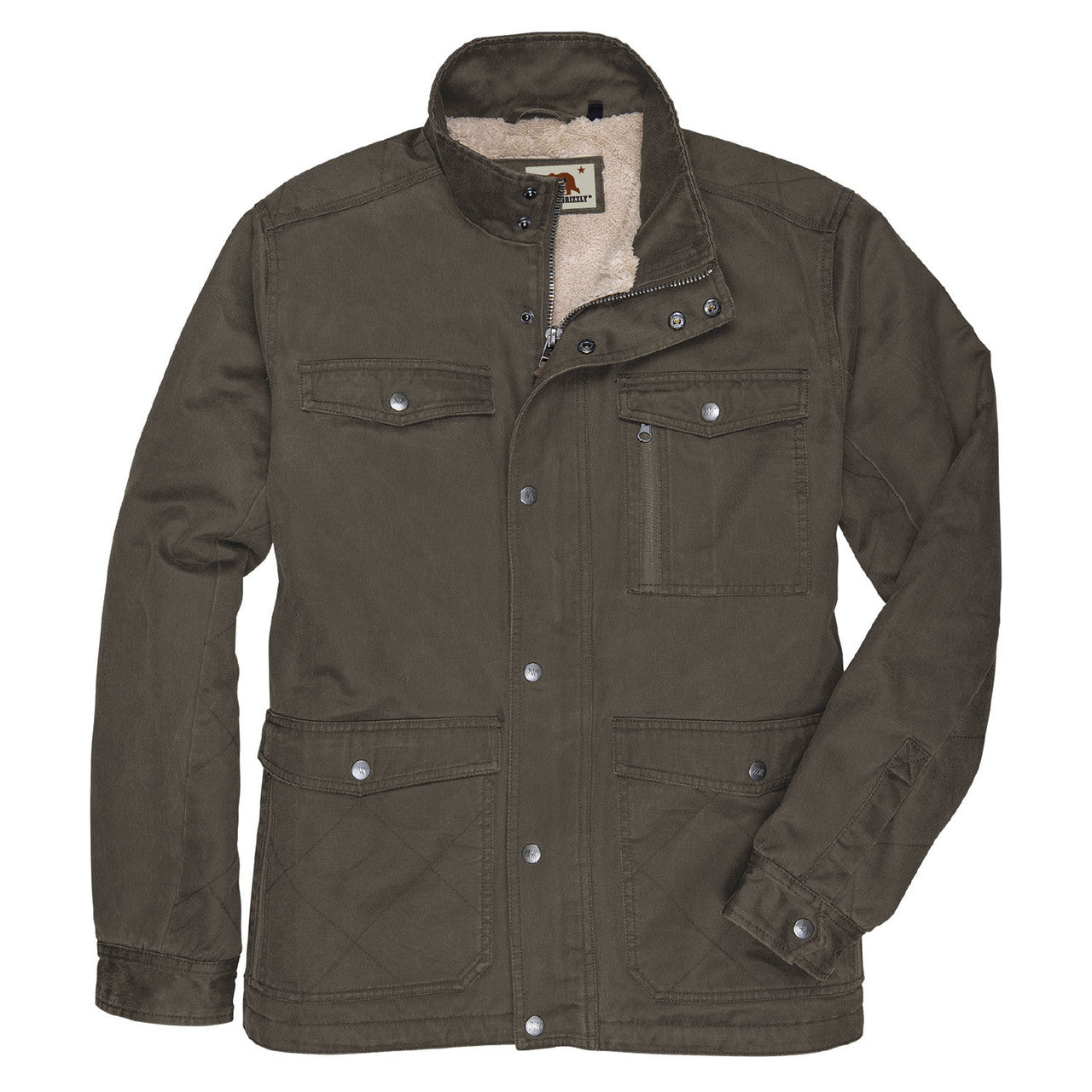 Trail Blazer Micro Suede Jacket - Bark