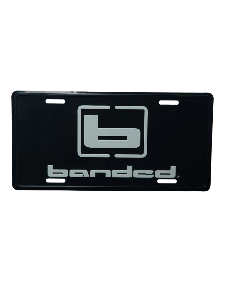 Banded License Plate