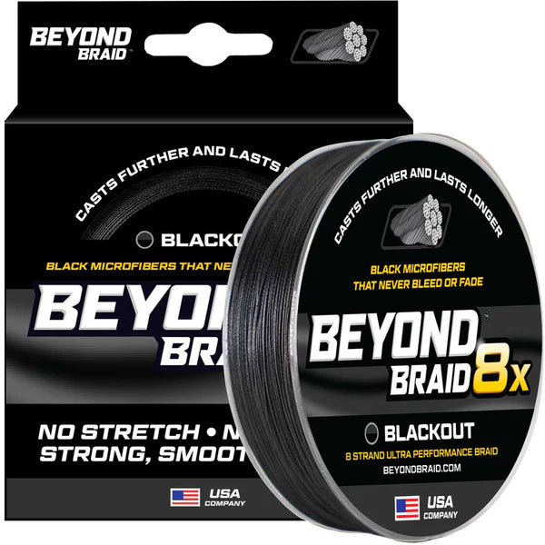 Beyond Braid Blackout 8X No Fade Braid - Ultra Performance