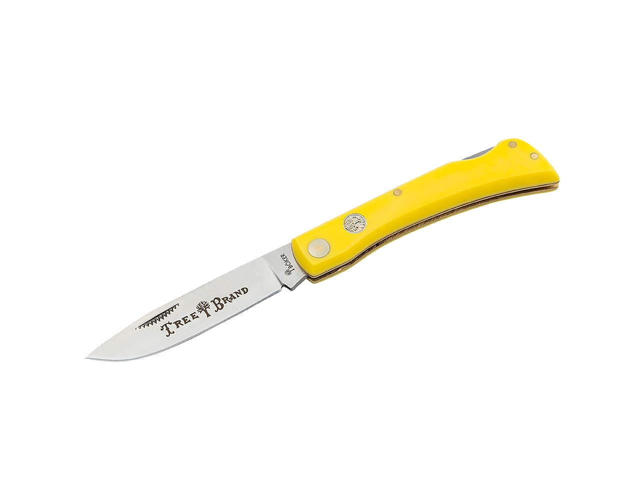 Boker Treeband Rangebuster Yellow Pocket Knife