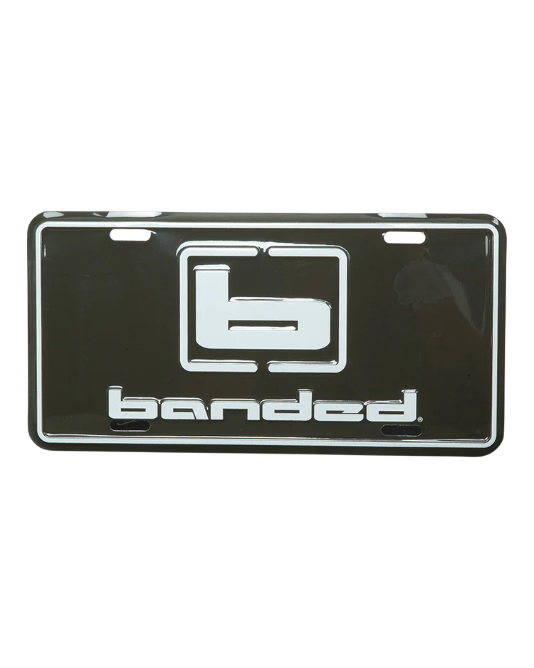Banded License Plate