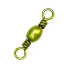 Eagle Claw 01111 Barrel Swivel Brass - 12pk