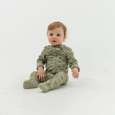 Burlebo Baby Zip Up Pajamas