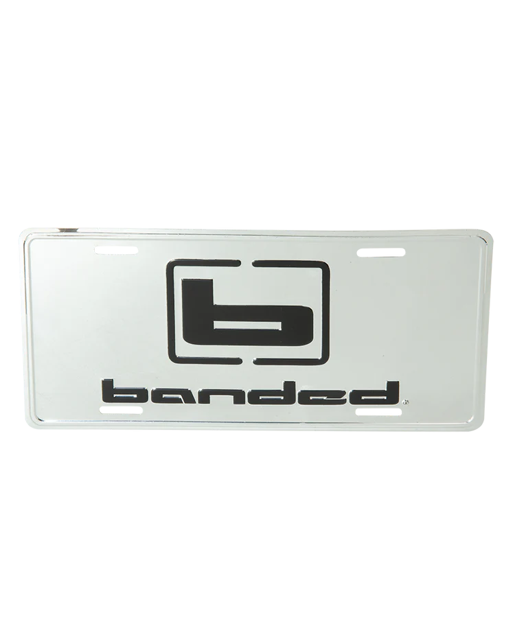 Banded License Plate