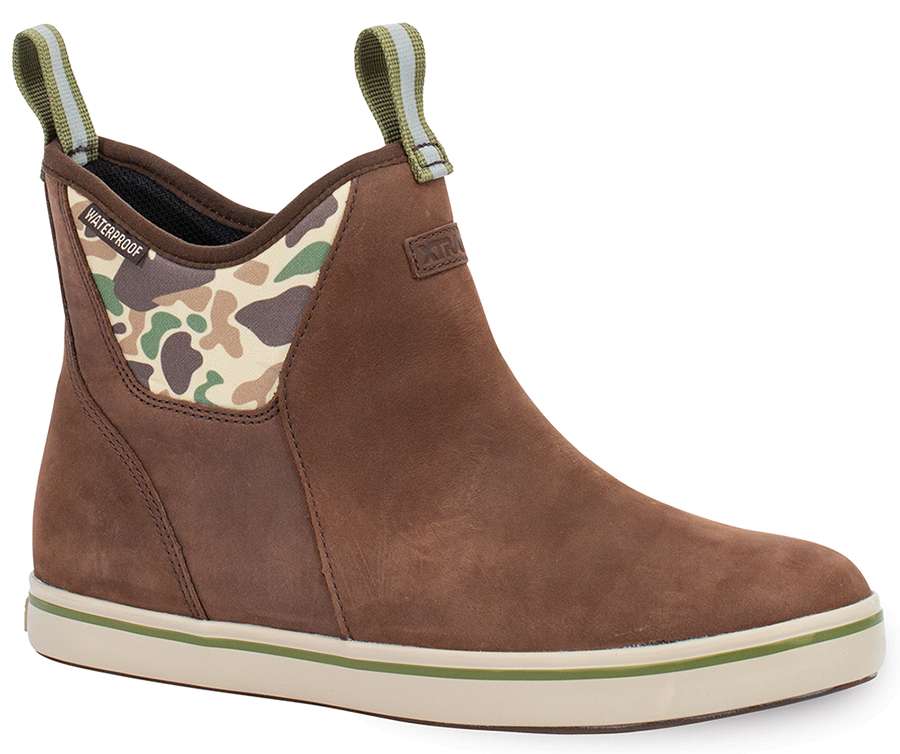 XTRATUF Men's 6" Leather Ankle Deck Boots