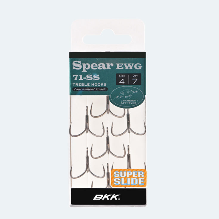 BKK SPEAR EWG-71 SS Treble Hooks
