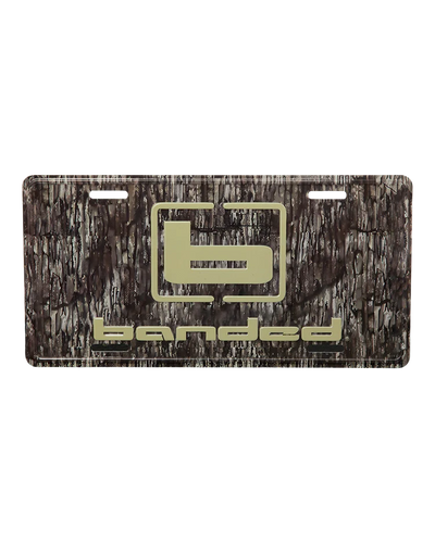 Banded License Plate