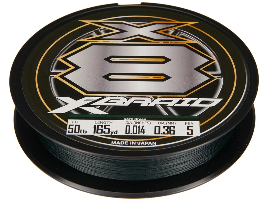 XBraid X8 Finesse Braided Fishing Line - 165yds