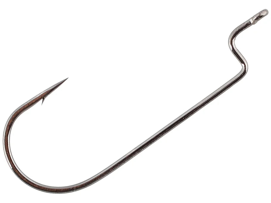 Gamakatsu Worm Offset Shank, Round Bend Hooks - 6pk