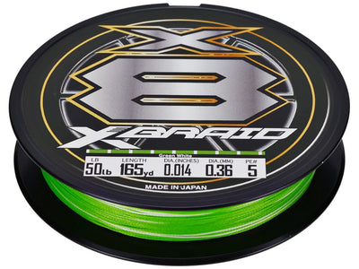 XBraid X8 Finesse Braided Fishing Line - 165yds