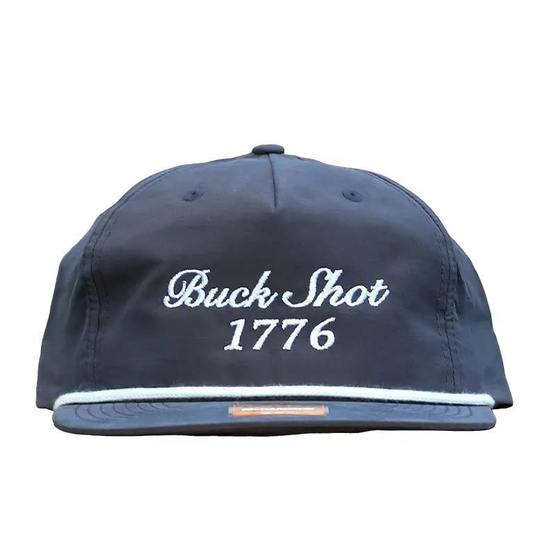 Buck Shot 1776 UPF50+ Rope Hats - Charcoal/White