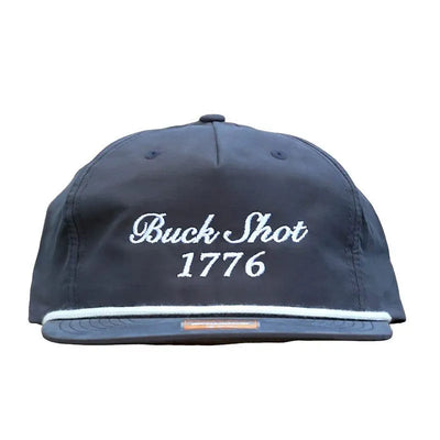 Buck Shot 1776 UPF50+ Rope Hats - Charcoal/White