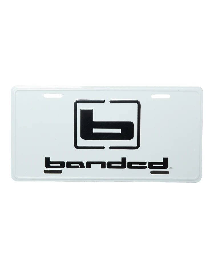 Banded License Plate