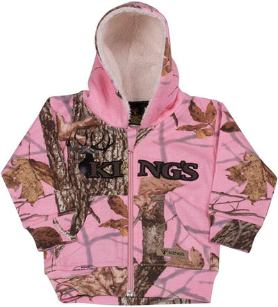 King's Camo Sherpa Zip Hoodie