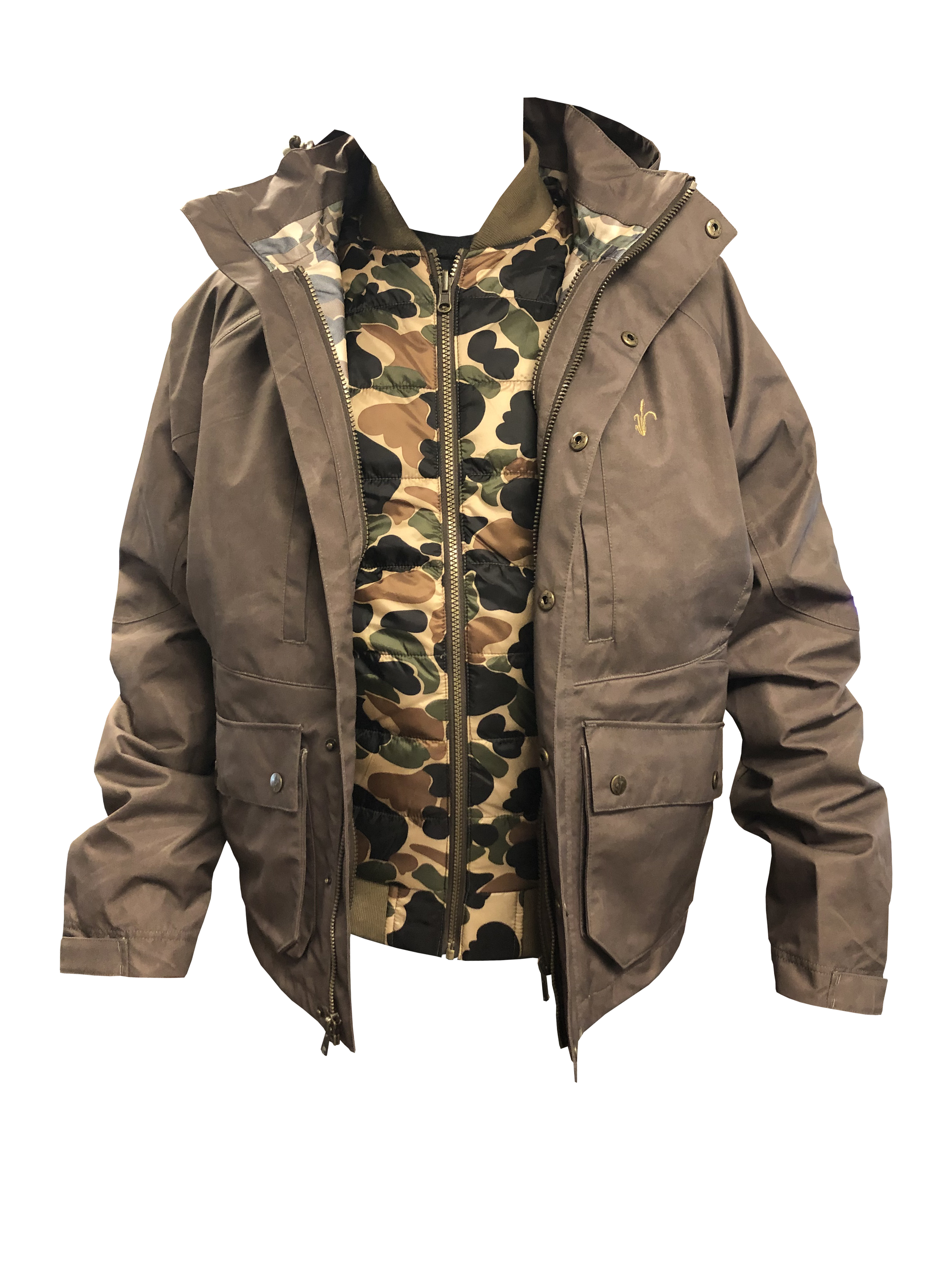 Avery Heritage Hybrid Wader Jacket-Marsh Brown
