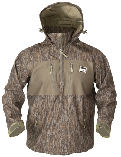 Banded 1/4 Zip Waterproof Hooded Pullover