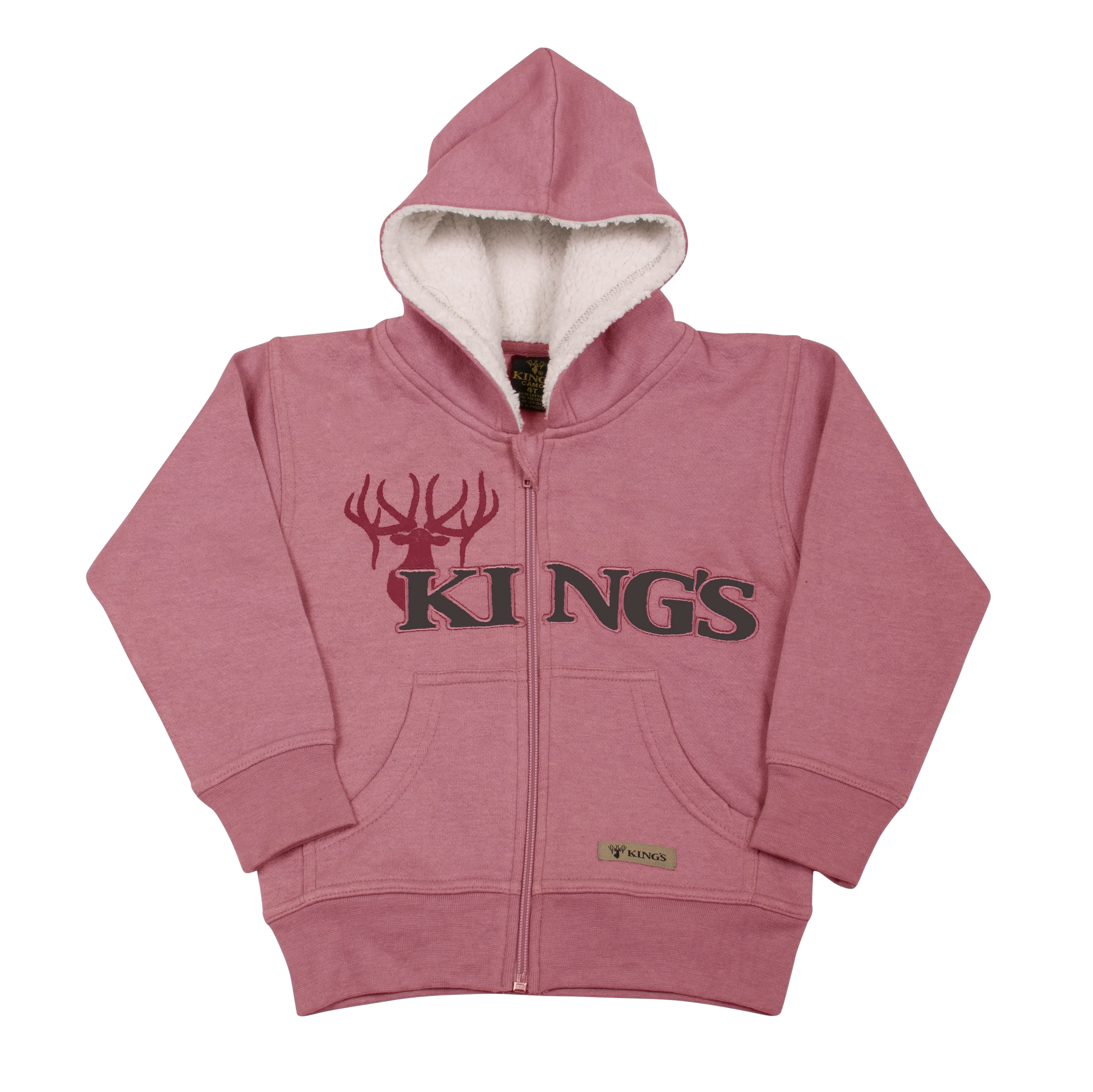 King's Camo Sherpa Zip Hoodie
