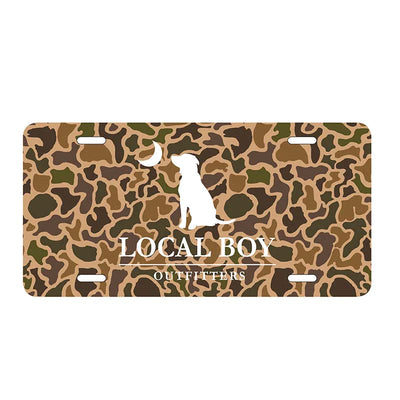 Local Boy License Plate