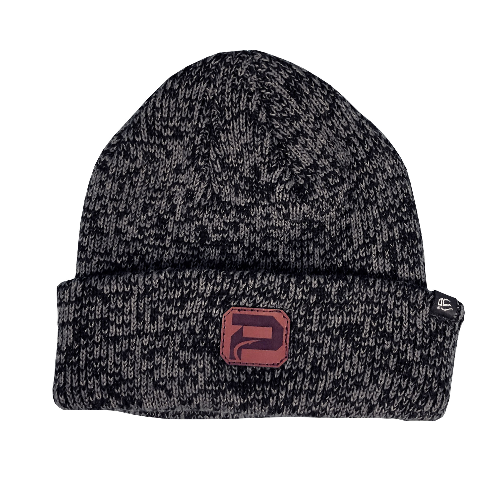 Phantom Outdoors Leather Patch Beanie