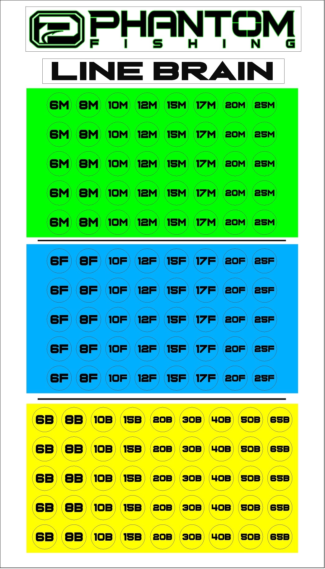 Phantom LINE BRAIN Labels