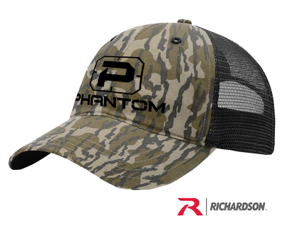 Phantom Camo Richardson Unstructured Trucker Hats