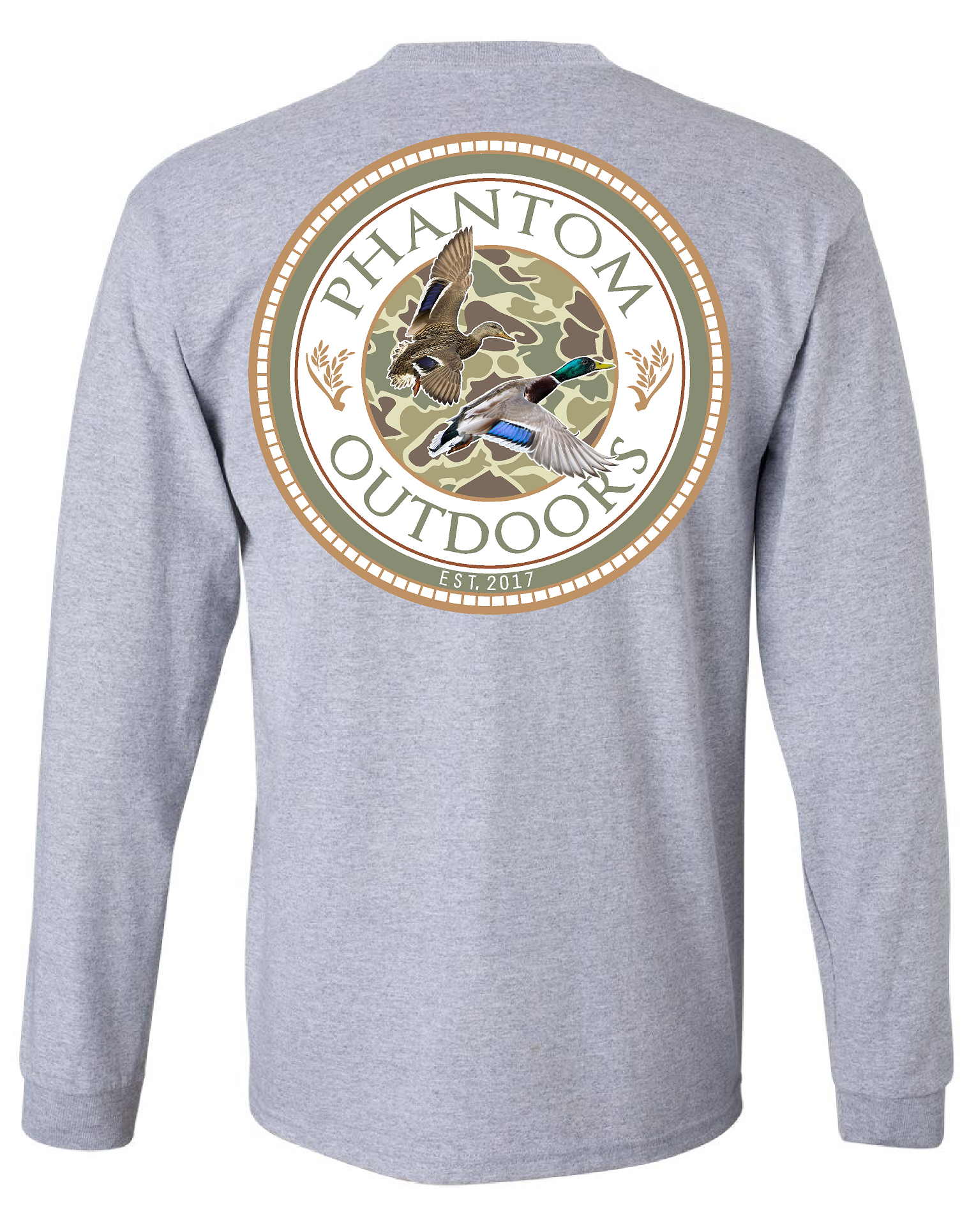 Phantom Outdoors "OG Flight" Long Sleeve Triblend