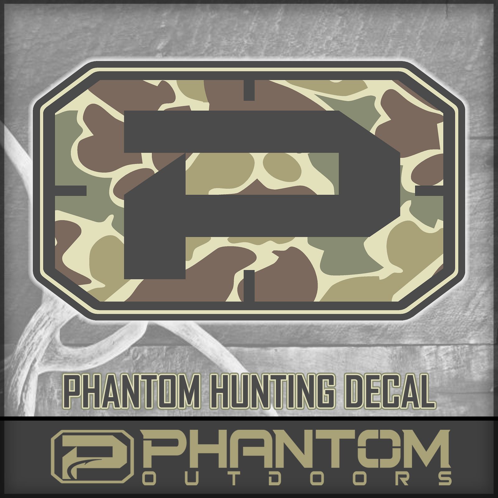 Phantom Outdoors Camo Decal