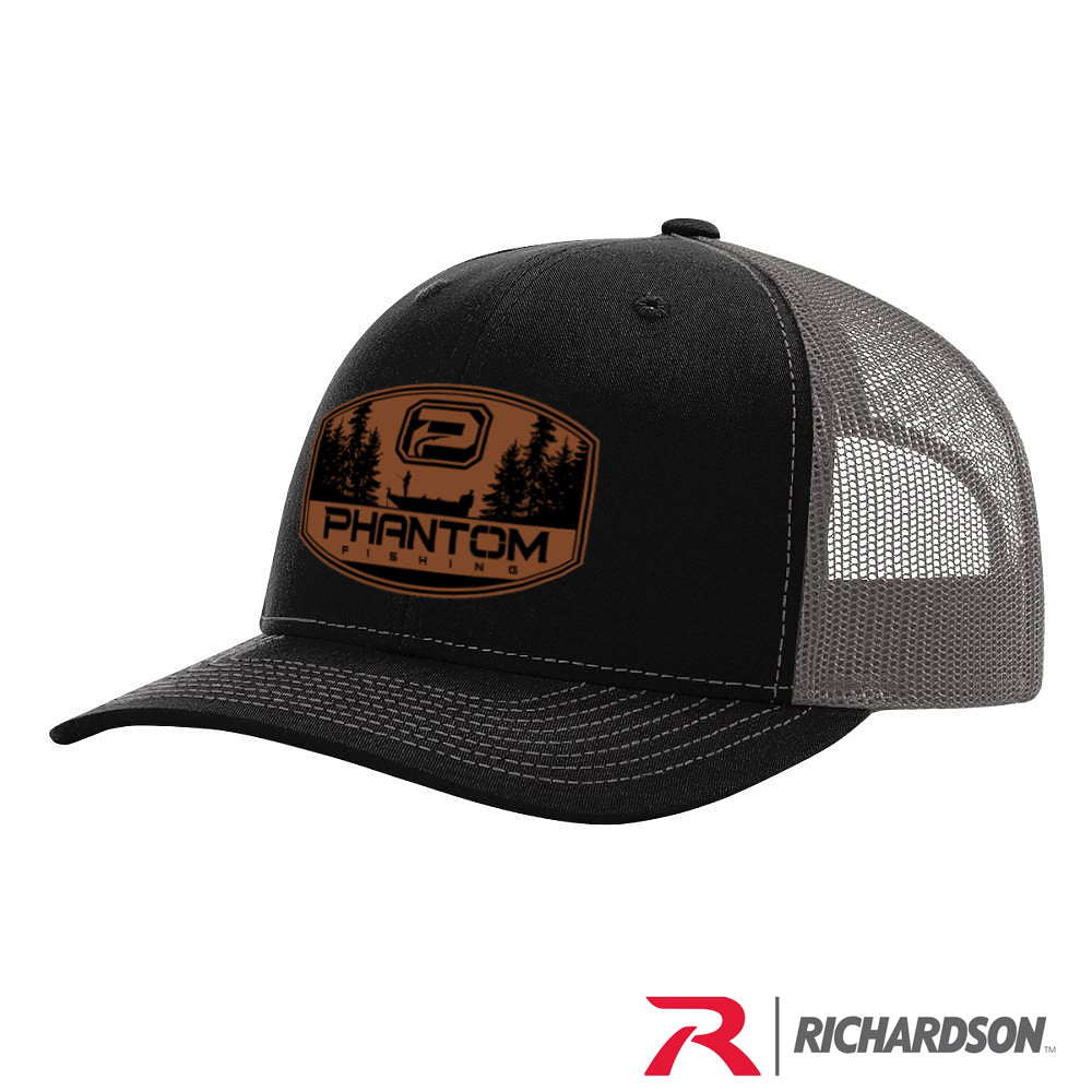 Phantom Outdoors "Santee" Leather Patch Hat