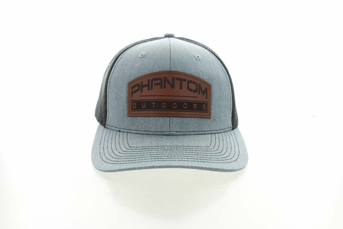 Phantom Outdoors Classic Leather Patch Hats