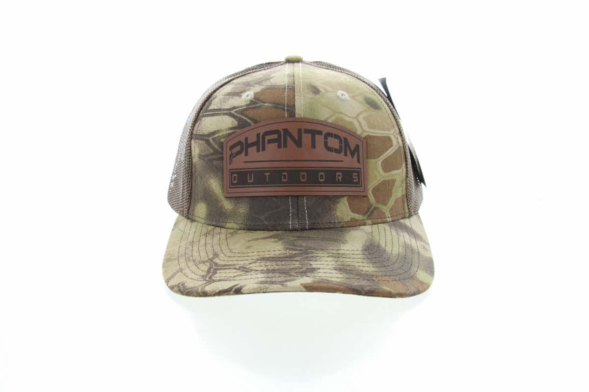 Phantom Outdoors Classic Leather Patch Hats