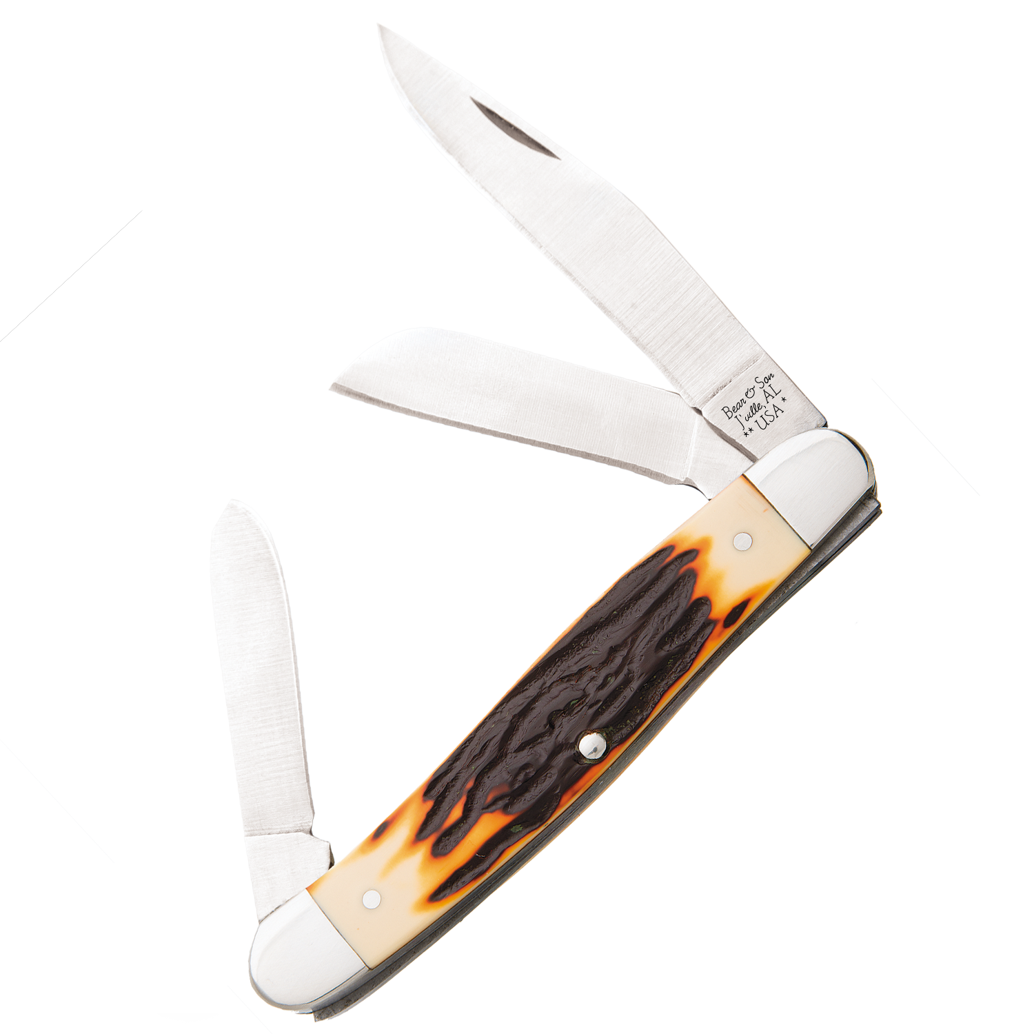 Bear & Son's 4" Stag Delrin Stockman