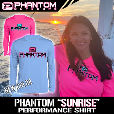 PHANTOM OUTDOORS "SUNRISE" PERFORMANCE SHIRTS