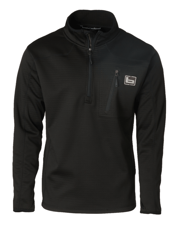 Banded 1/4 Zip Mid-Layer Fleece Pullover