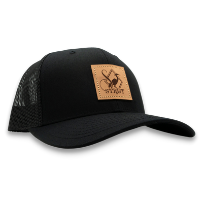 Southern Strut Leather Logo Patch Hat