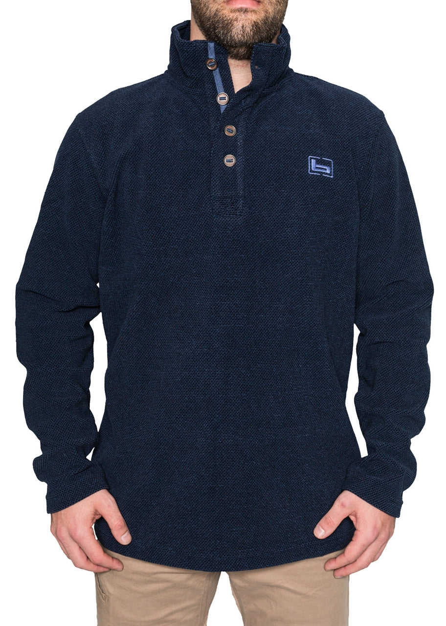 Banded Firepit Fleece Henley