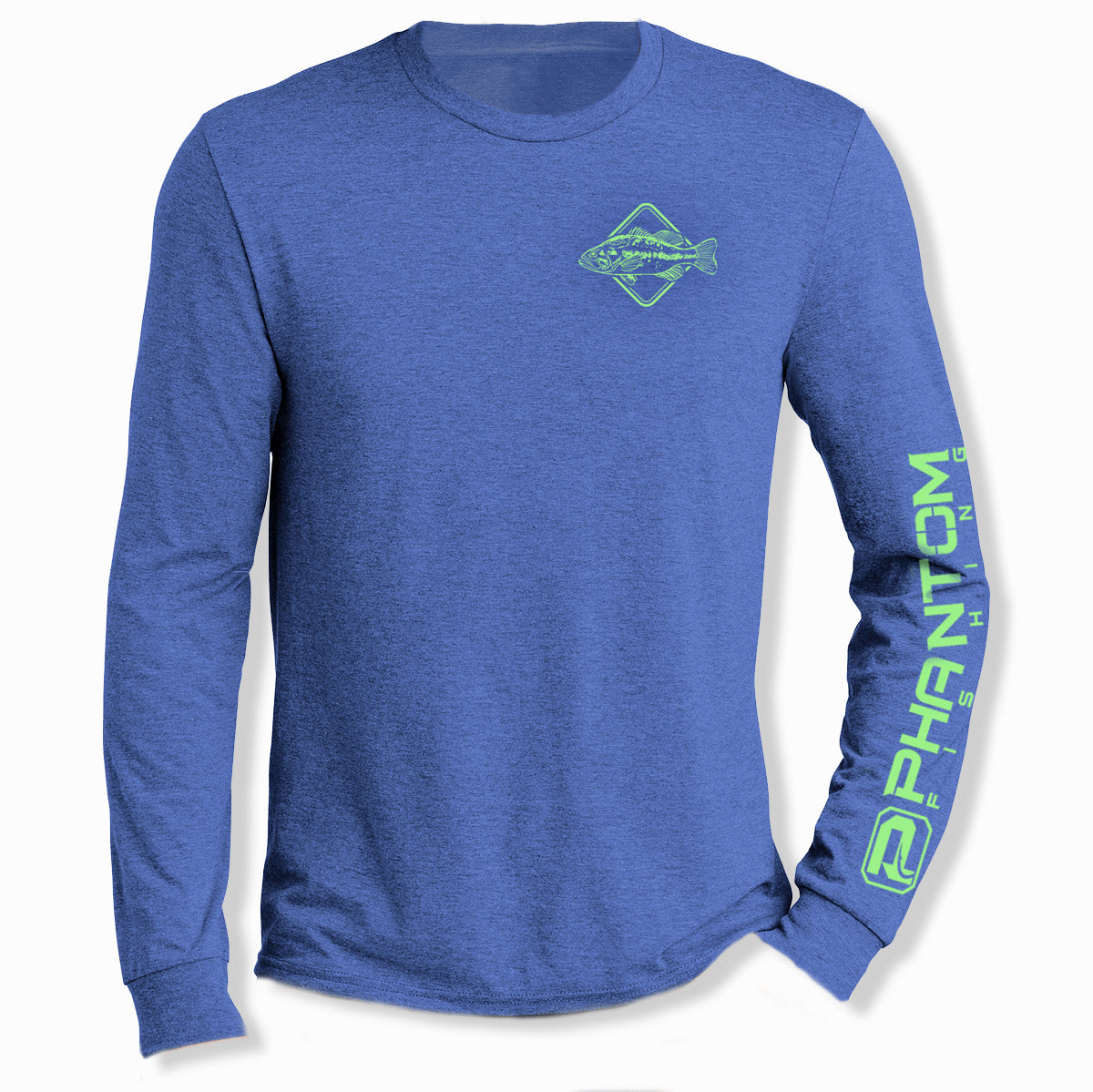 Phantom Largemouth Tri-Blend Long-Sleeve Tees